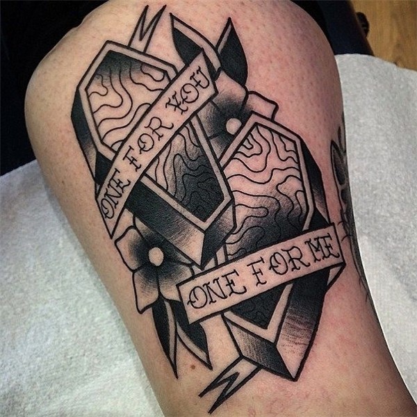 fuckyeahtattoos Coffin tattoo, Tattoos, Tattoo designs men