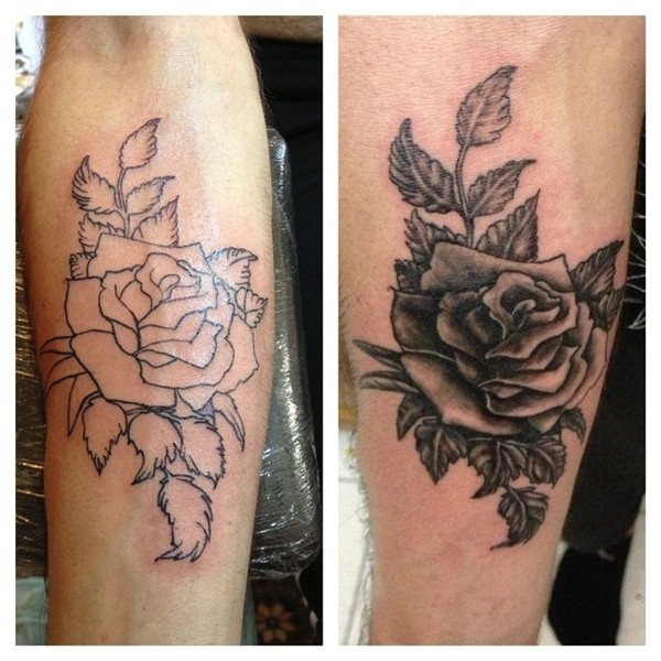 gardenia tattoo Gardenia tattoo, Tattoos, Black, white rose