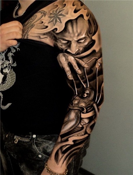 guff.com Full arm tattoos, Sleeve tattoos, Arm sleeve tattoo