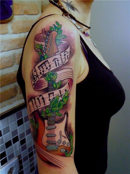 guitar tattoo by mojoncio on deviantART Guitar tattoo design