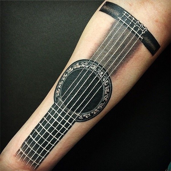 guitar tattoo someone might like . #ovationguitars Music tat