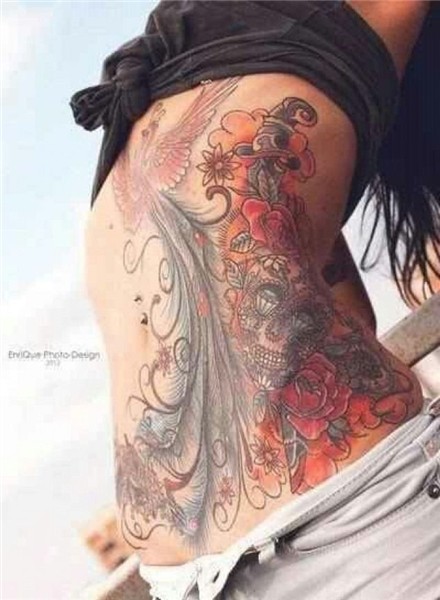 #hippiercings #back #hip #piercings Belly tattoos, Peacock t