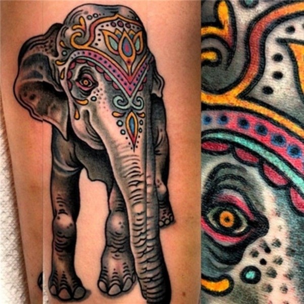 http://tattoomagz.com/elephants-tattoos/awesome-style-elepha