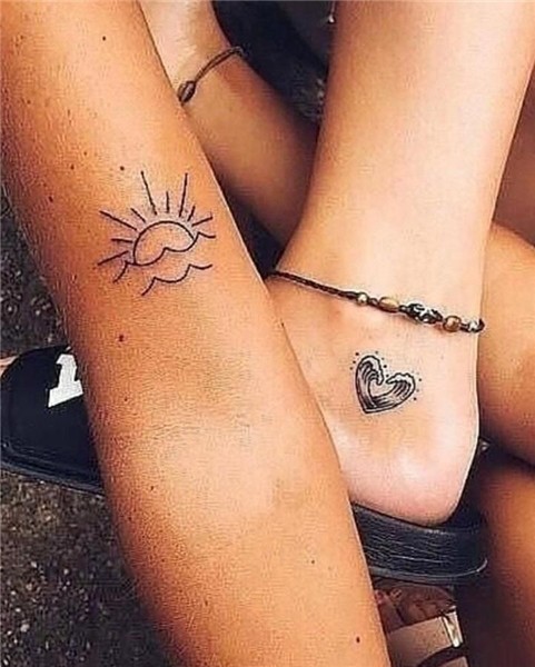 @jadastockerr 🌊 Friend tattoos, Friendship tattoos, Cute sma
