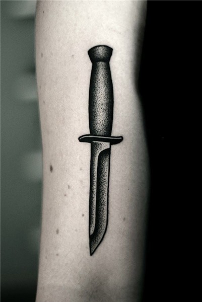 #knife #tattoo . Knife tattoo, Tattoos, New tattoos