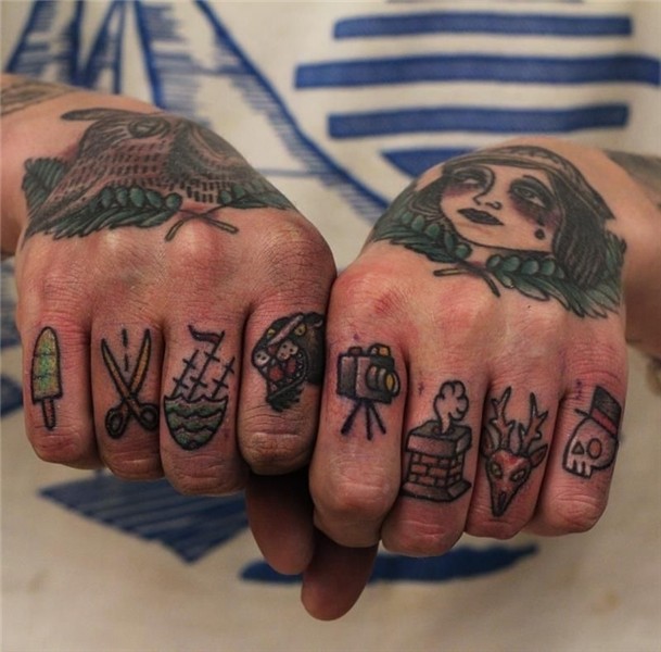 knuckle up. Knuckle tattoos, Finger tattoos, Hand tattoos