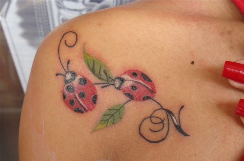 ladybug and heart tattoo - Google Search Lady bug tattoo, Ta