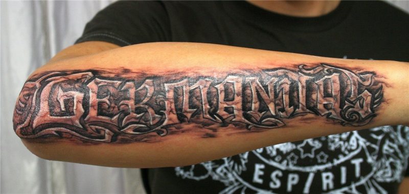 lettering-tattoo-designs-stone-gothic - Free Tattooed Dating
