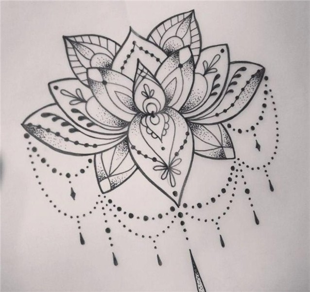 mandala tattoo placement #Mandalatattoo Lotus tattoo design,