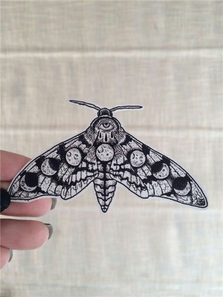 #moth #moonphases #eye #tattoo Moth tattoo, Tattoo inspirati