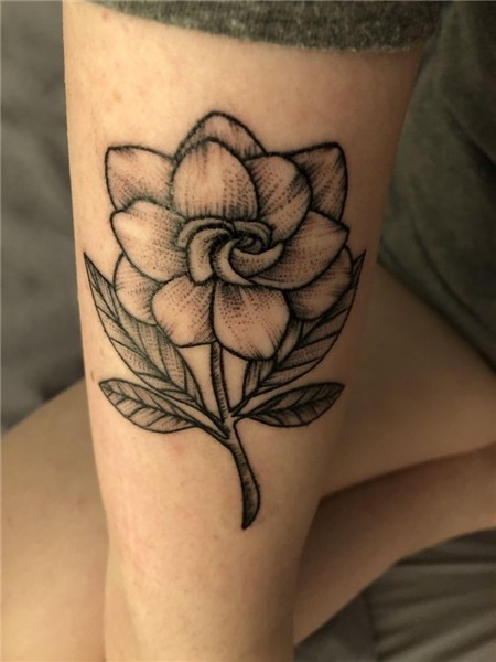 my new gardenia! done by Felicia at Tiger Lotus Tattoo in Fo