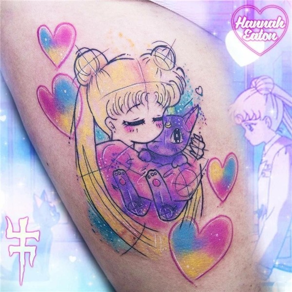 #originalsleevetattoos Sailor moon tattoo, Kawaii tattoo, Mo