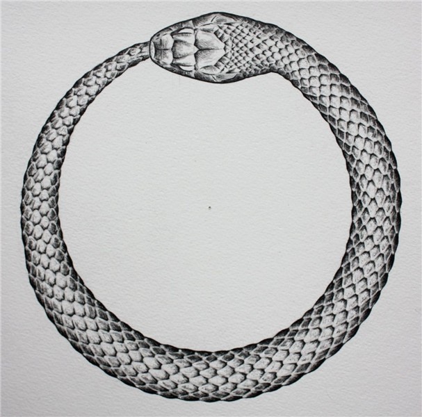 ouroboros snake - Google Search Ouroboros tattoo, Trendy tat