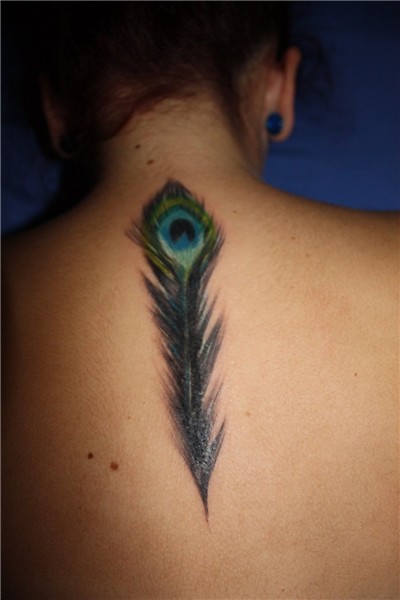 peacock Feather tattoos, Feather tattoo black, Peacock feath