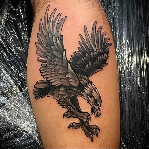 photo Golden Eagle tattoo 12.07.2019 № 049 - example of draw