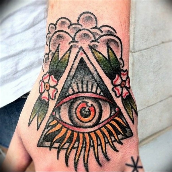 photo eye in triangle tattoo 03.03.2019 № 117 - idea for eye