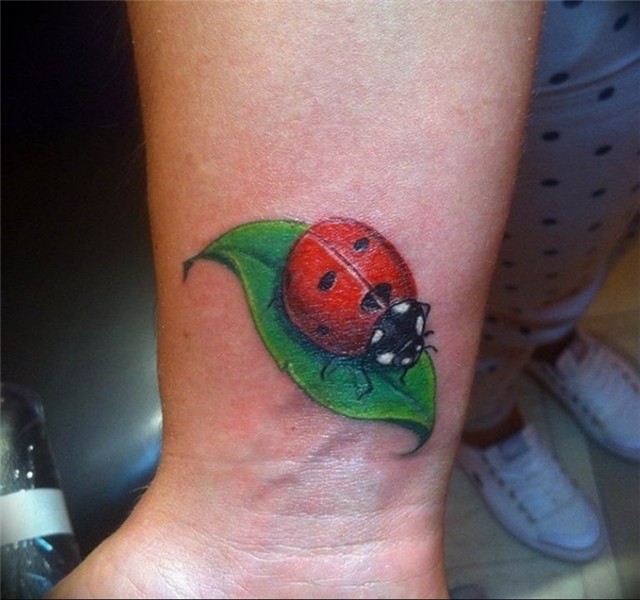 photo ladybug tattoo 17.04.2019 № 001 - idea for ladybug tat