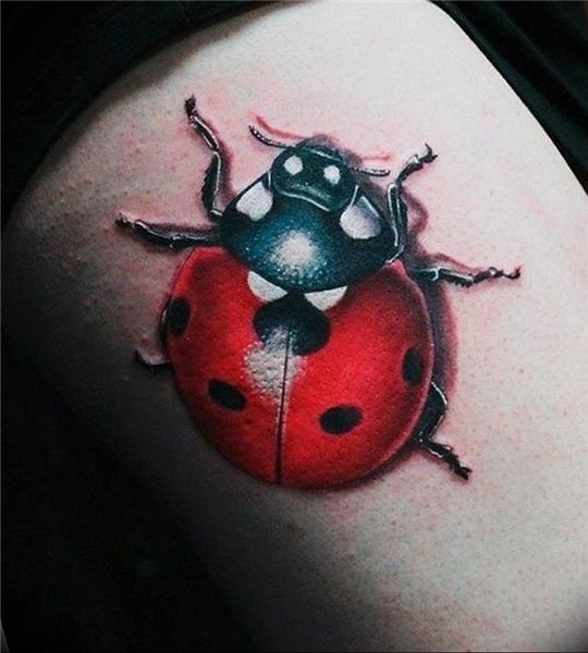 photo ladybug tattoo 17.04.2019 № 043 - idea for ladybug tat