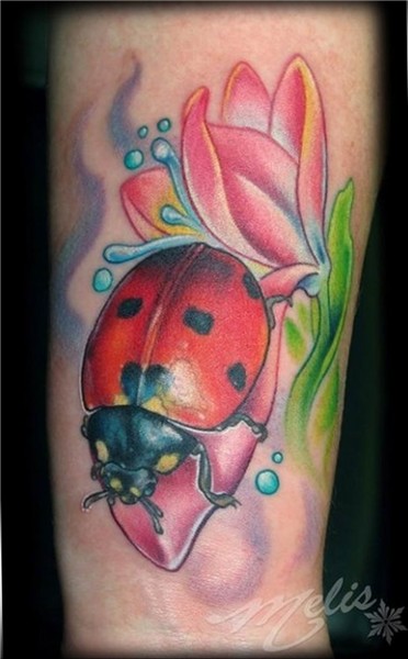 photo ladybug tattoo 17.04.2019 № 341 - idea for ladybug tat