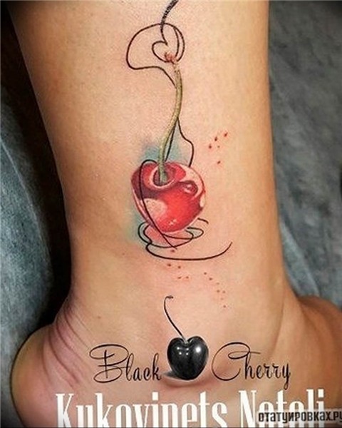 photo tattoo cherry 28.01.2019 № 170 - an example of drawing
