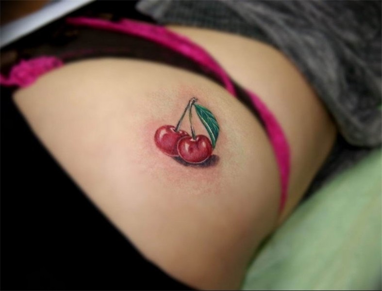 photo tattoo cherry 28.01.2019 № 192 - an example of drawing