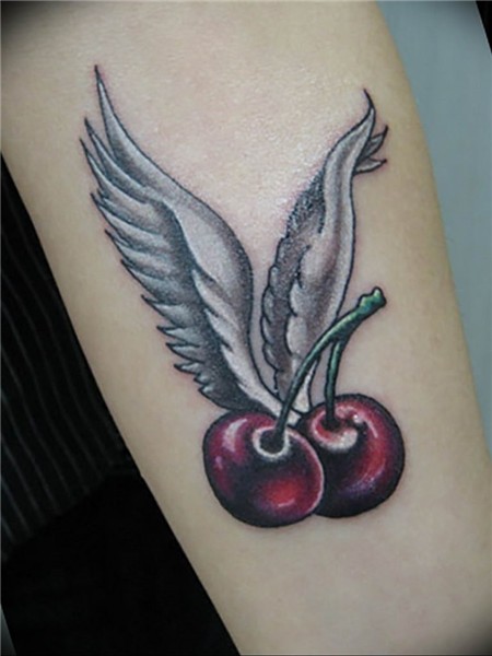 photo tattoo cherry 28.01.2019 № 197 - an example of drawing