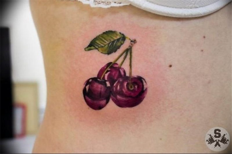 photo tattoo cherry 28.01.2019 № 250 - an example of drawing