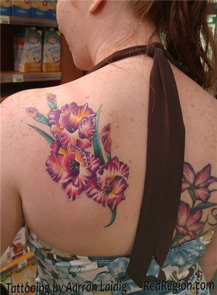 photo tattoo gladiolus 25.01.2019 № 044 - drawing a tattoo f