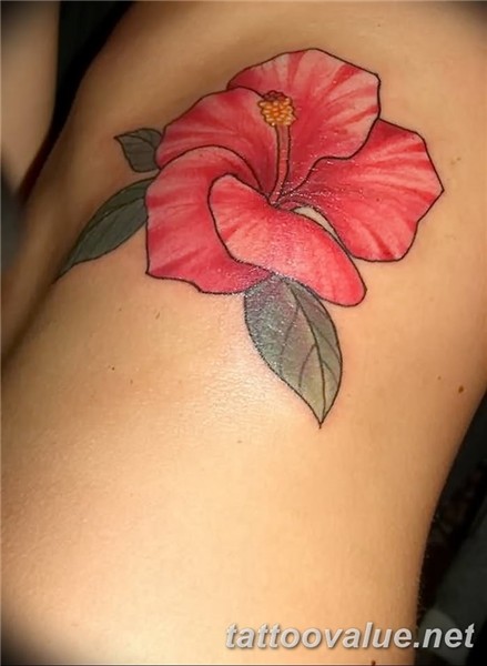 photo tattoo hibiscus 29.11.2018 № 114 - flower hibiscus tat