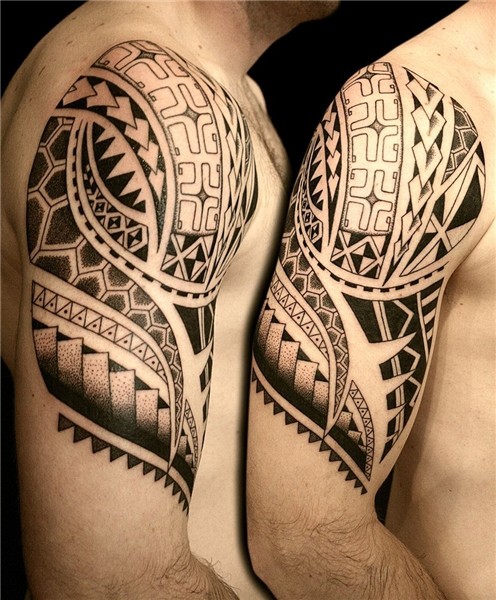 polynesian Half sleeve by Stormpod on deviantART Tatuajes po