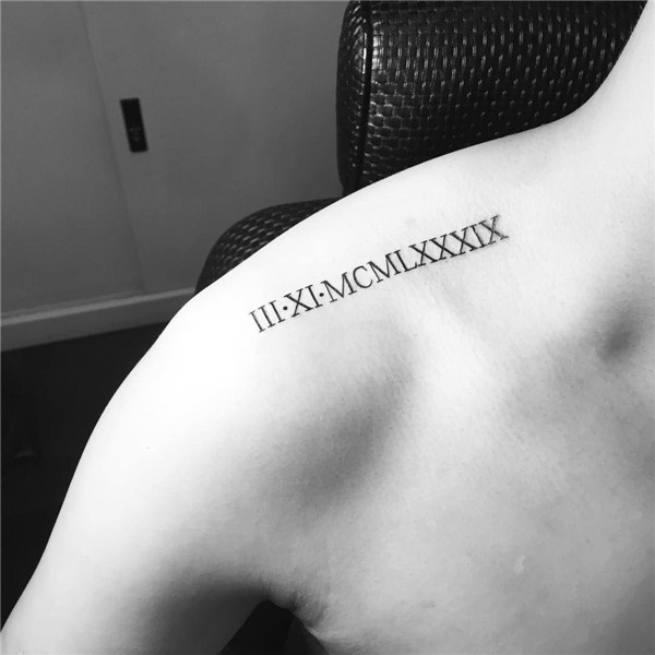 roman-numeral-tattoo (18) - Tattoo-Journal.com - THE NEW WAY