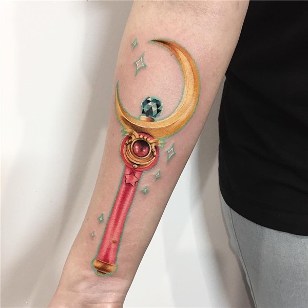 sailor moon #tattoo #tattooart #forearmtattoo #sailormoon #c