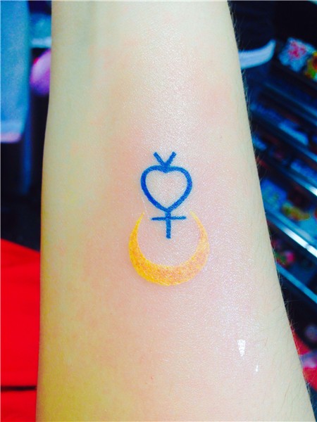 sailor moon tattoo #tattoo #planetarysymbol #cresentmoon #me