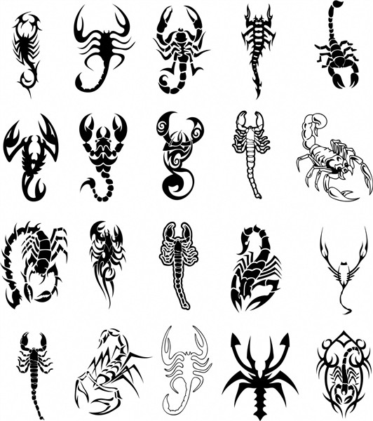 scorpion stencil - Google Search #Tattoosonback Scorpion tat
