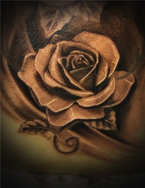 shoulder White rose tattoo - Google Search Rose tattoos, Rea