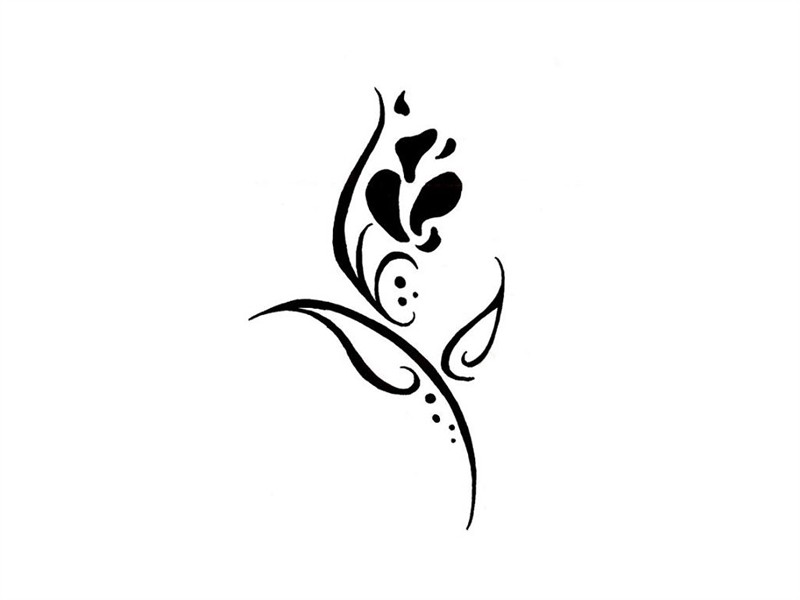 simple henna designs on arm - Clip Art Library