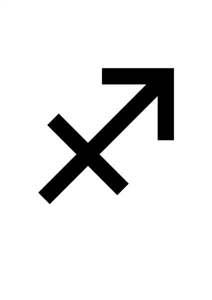 simple sagittarius symbol Sagittarius tattoo, Sagittarius sy