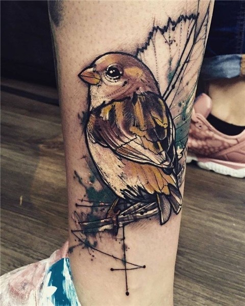 skindeeptales Sparrow tattoo, Sparrow tattoo design, Bird ta