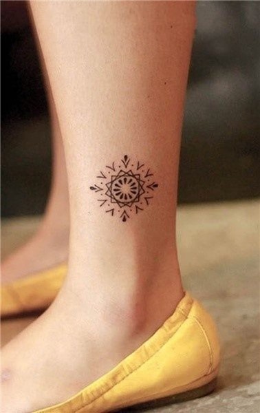 small mandala tattoo - Google Search Simple tattoos for wome