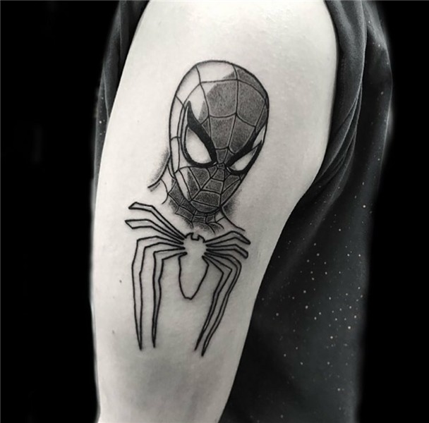 #spiderman #ps4 #marvel #spidey #tattoo #stanlee Tatuaje de