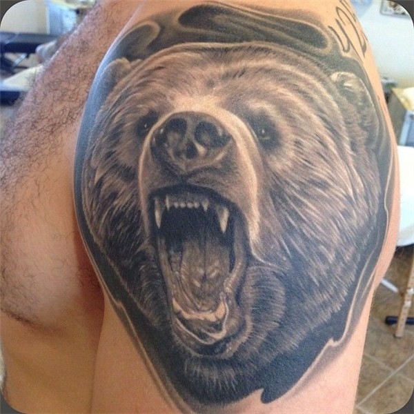 spirit bear tattoo - Google Search Bear tattoos, Animal tatt