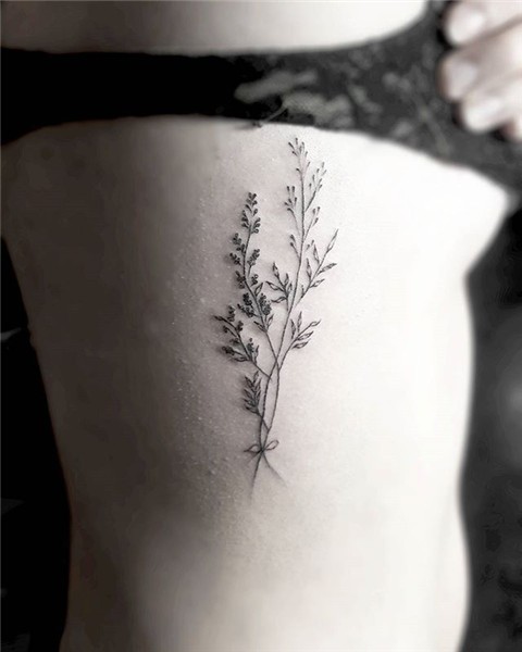 @stellatxttoo Lavender tattoo, Black tattoos, Trendy tattoos