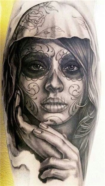 sugar skulls Tattoos gallery, Beautiful tattoos, Sugar skull