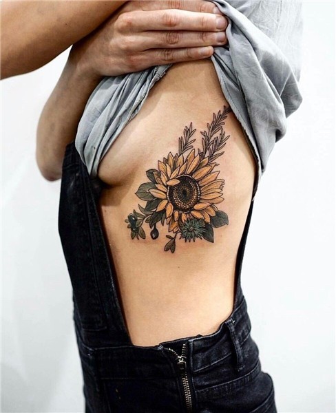 sunflower, tattoo and summer - image #6131032 on Favim.com