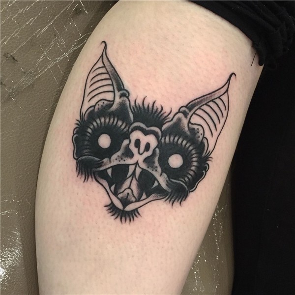 traditional bat tattoo - Google Search Bat tattoo, Vampire t