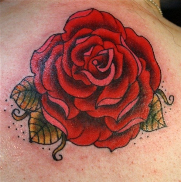 traditional rose tattoo by AirEelle on deviantART Traditiona