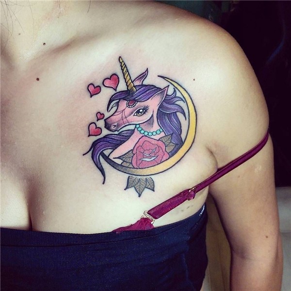 unicorn-tattoo13 Unicorn tattoos, Cute tattoos, Unicorn tatt