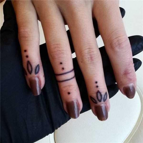 #unique finger tattoo #unusual finger tattoo #stylish finger