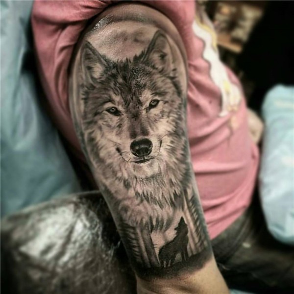 wolf tattoo (3) - KickAss Things