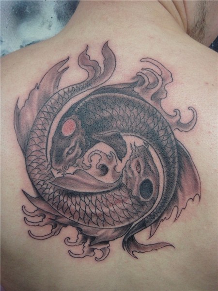 ying yang in koi fish style (Dejavu Tattoo Studio Chiangma.